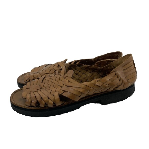 Brown Leather Sandals - Picture 2 of 12